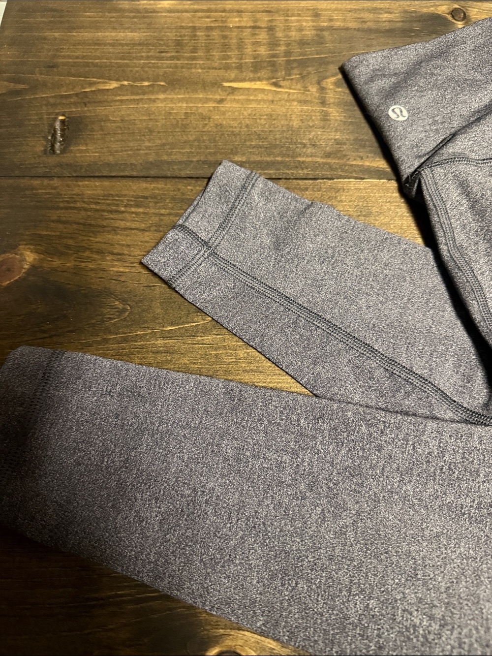lululemon Align High Rise  Heathered Slate Gray Leggings - Picture 3 of 5